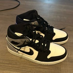 Black and gray Jordan’s, never worn